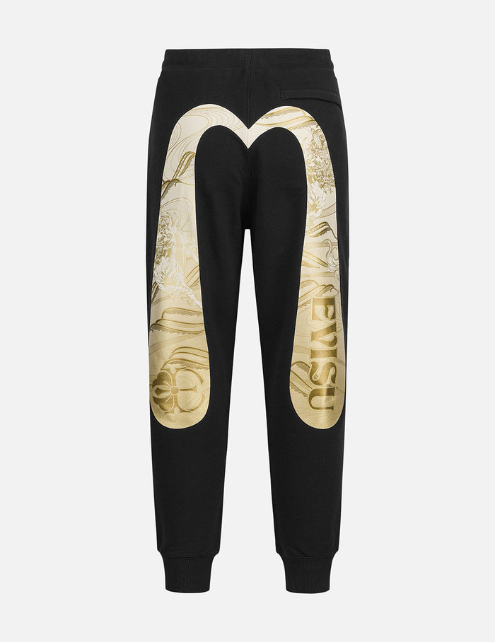 Hakutaku Daicock Printed Regular Fit Sweatpants