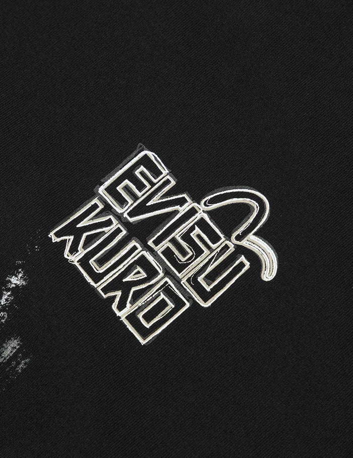 Handbrushed Print Regular Fit T-Shirt