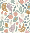 Happy Fruit Dusty Pink - Family Fabrics B.V.