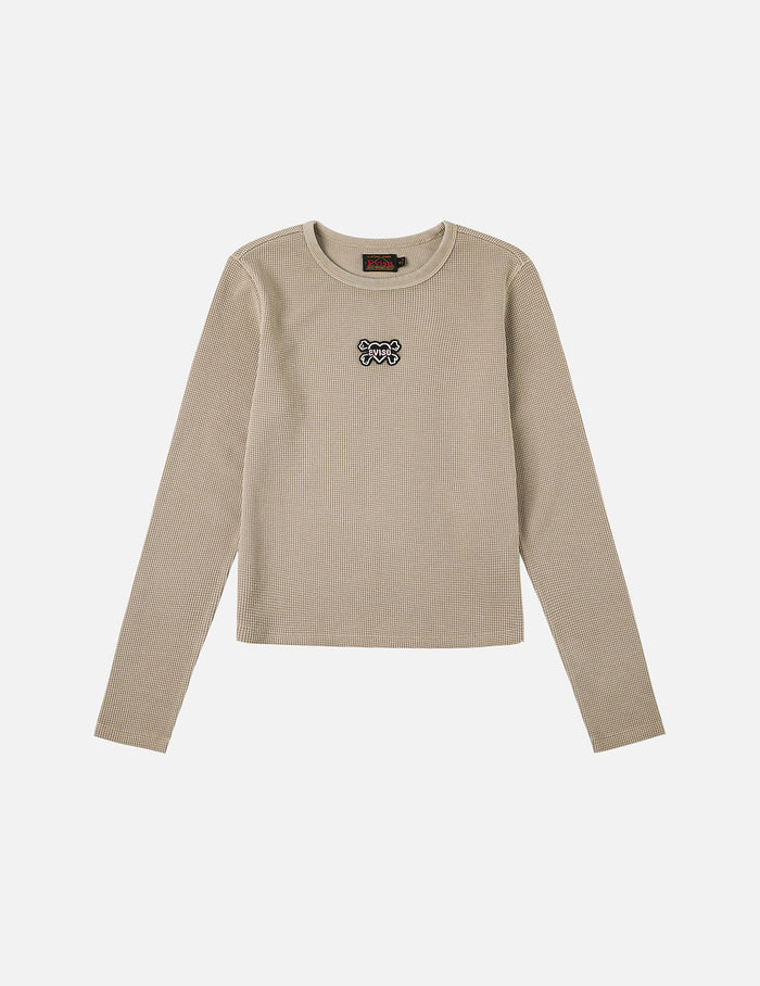 Heart-shaped Skull EVISU Patch Embroidery Fashion Fit Long-sleeve Top