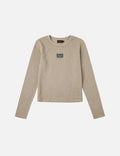 Heart-shaped Skull EVISU Patch Embroidery Fashion Fit Long-sleeve Top