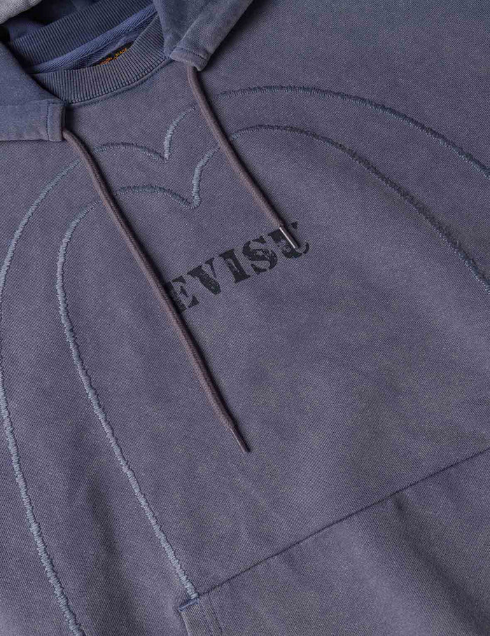 Heavy Washed Daicock Embroidery Regular Fit Hoodie