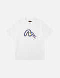 High Heel Seagull Print Relax Fit T-Shirt