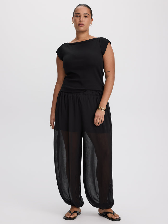 High-Rise Flowy Balloon Pant