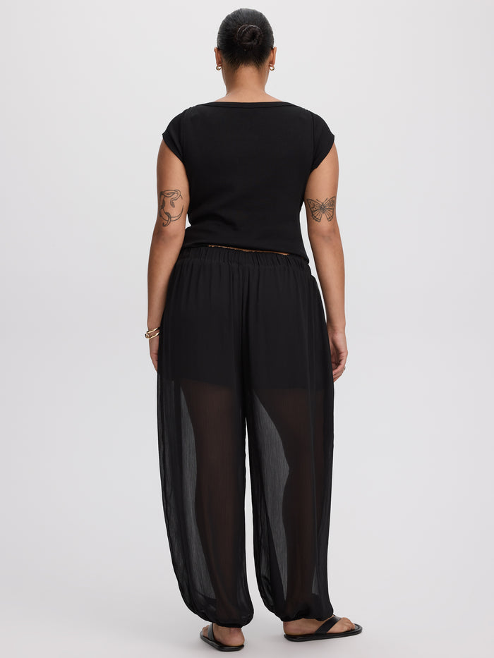High-Rise Flowy Balloon Pant