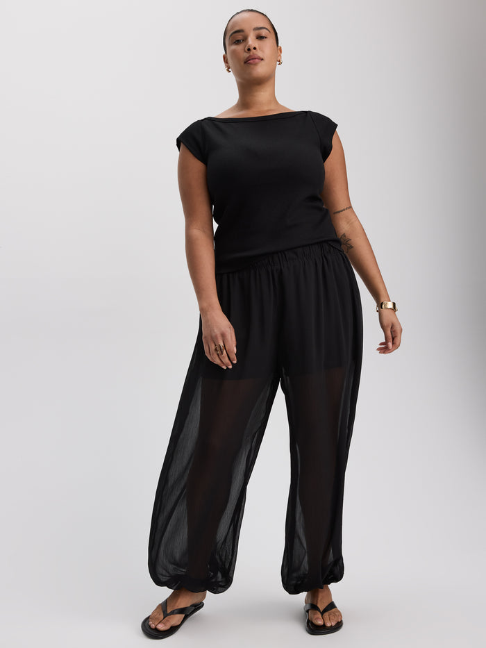 High-Rise Flowy Balloon Pant