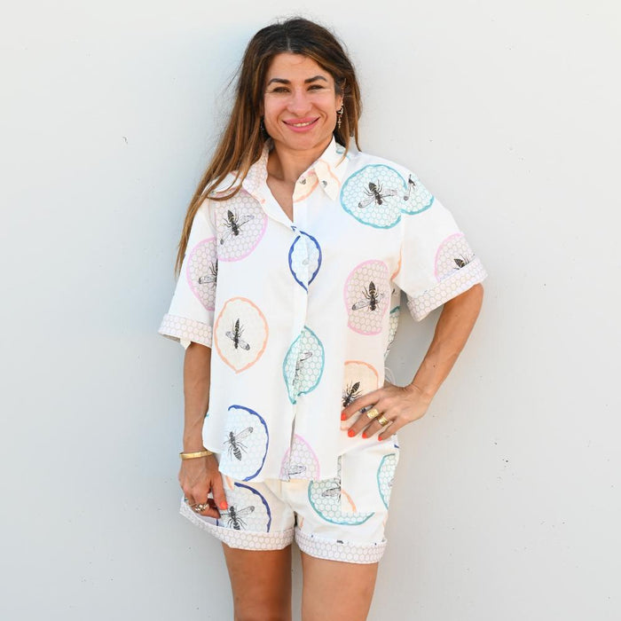 Honeycomb Bee "Tilly" Shorts