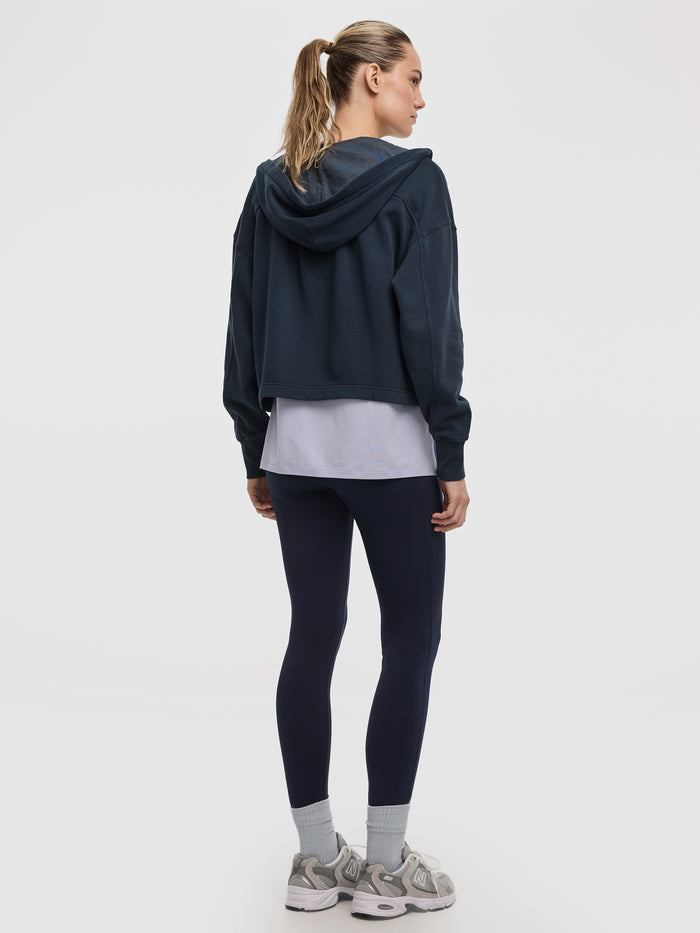 Hooded French Terry Jacket - Hyba