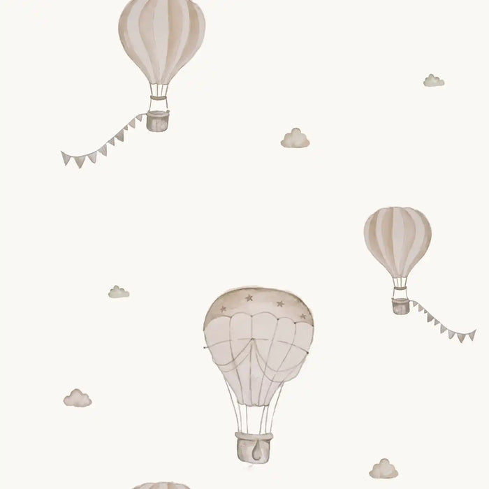 Hot Air Balloon Offwhite - Family Fabrics B.V.