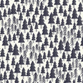 In The Woods Navy Blue - Family Fabrics B.V.