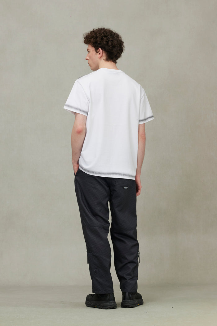 Japanese Appliqué Logo Embroidery Regular Fit T-shirt