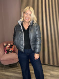 Jimma Reversible Puffer Jacket (Asphalt/Leo)