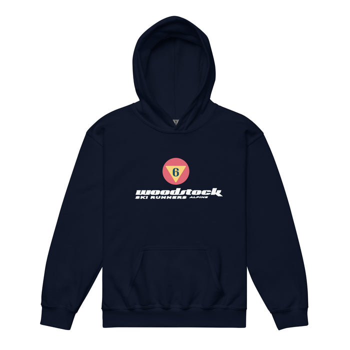 Junior Cotton Hoodie - Woodstock Ski Runners