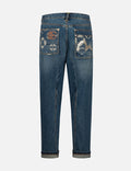 Kamon Jacquard Pockets 3D Fit Jeans