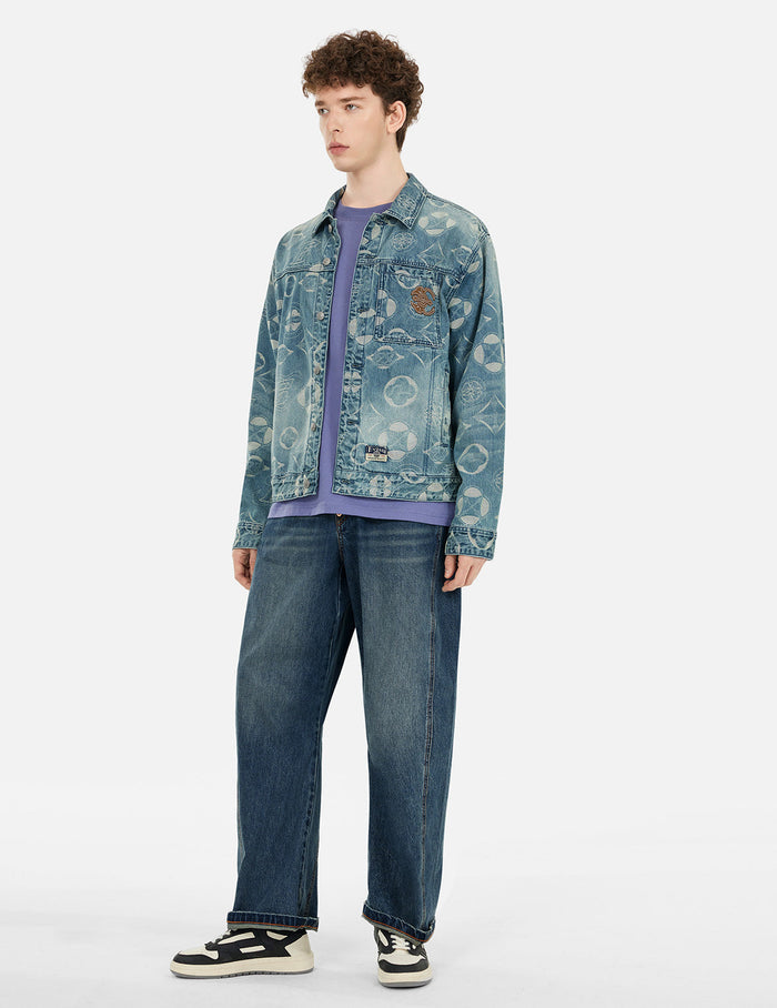Kamon Jacquard Pockets 3D Fit Jeans