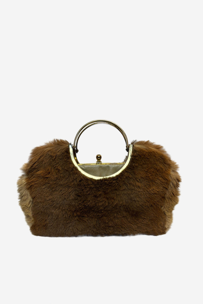Kangaroo Fur Handheld Purse image 0