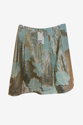 Kenzo Blue Floral Sequin Skirt