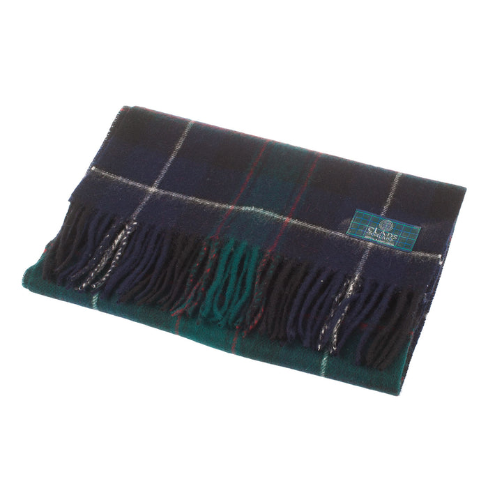 Lambswool Scottish Tartan Clan Scarf Macrae Hunting - Heritage Of Scotland - MACRAE HUNTING