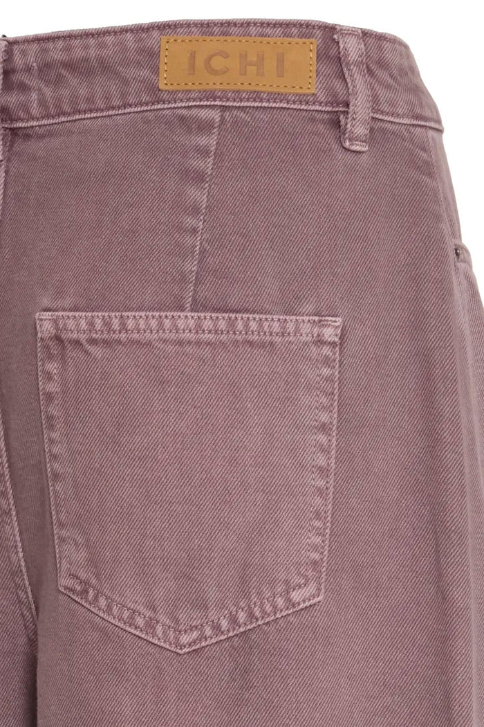 Leah Barrel Leg Jeans (Ruby Wine)