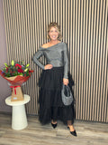 Leigh Tulle Skirt (Black)