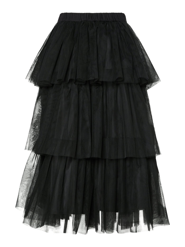 Leigh Tulle Skirt (Black)