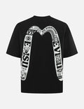 Logo and Daicock Print Loose Fit T-Shirt