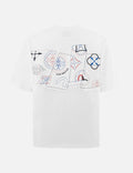 Logo and Kamon Embroidery Loose Fit T-Shirt