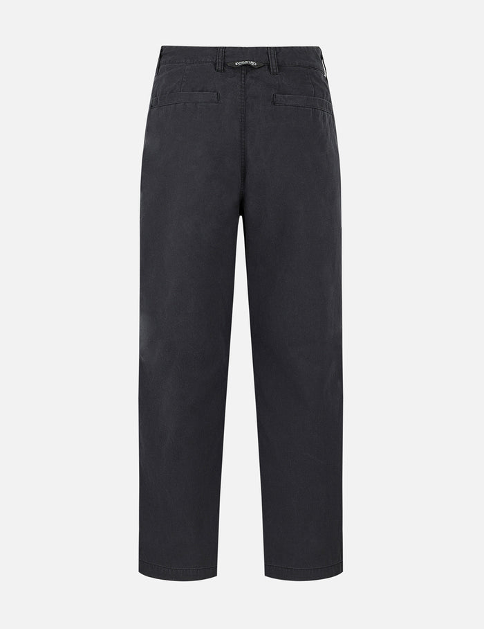 Logo and Seagull Embroidery Relax Fit Cargo Pants