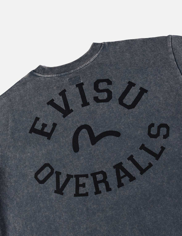 Logo and Seagull Embroidery Relax Fit T-shirt