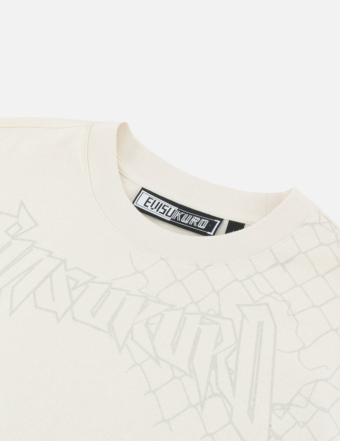 Logo and Seagull print Oversized T-Shirt