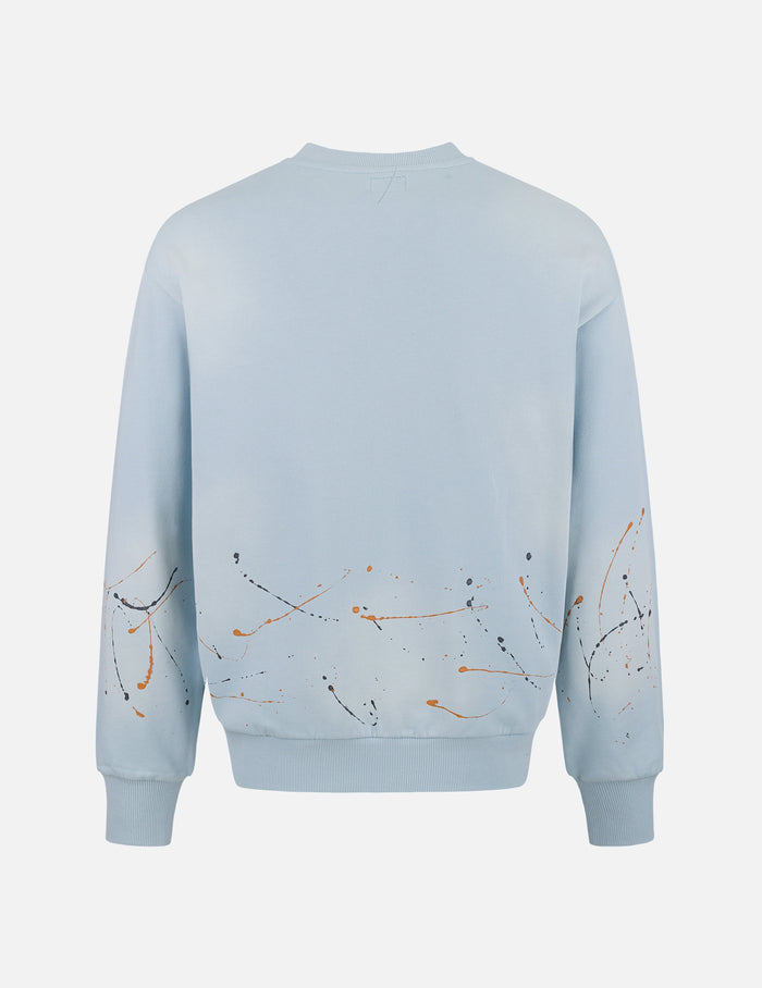 Logo and Seagull Print Relax Fit Sweatshirts