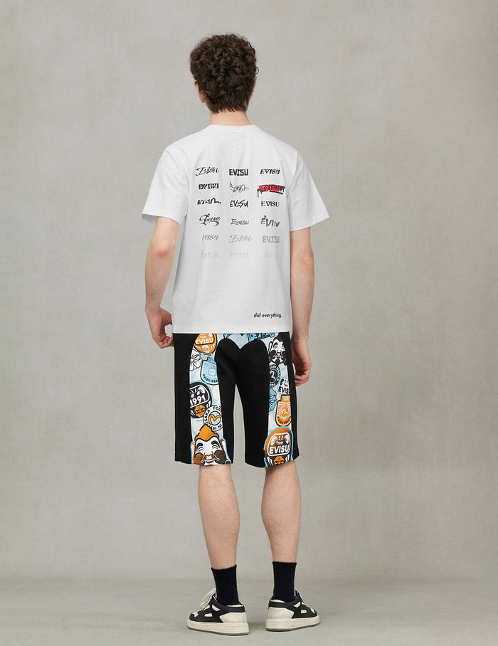 Logo and Slogan Print Regular Fit T-shirt