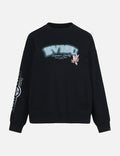 Logo Embroidery and Hummingbird Print Regular Fit T-shirt