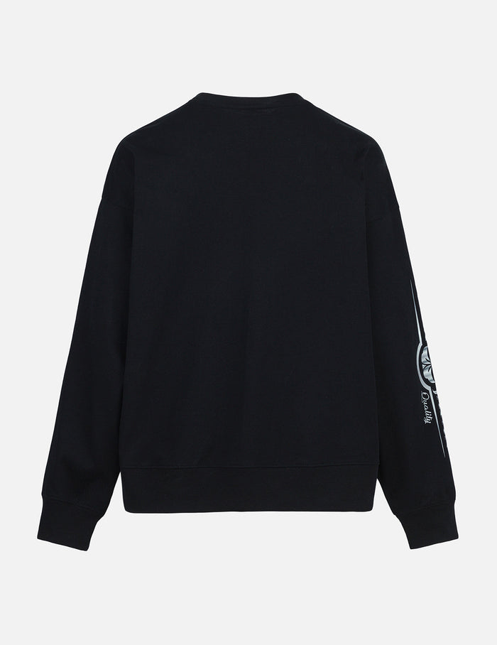 Logo Embroidery and Hummingbird Print Regular Fit T-shirt