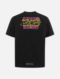 Logo Embroidery and Surf Camp Print Regular Fit T-shirt