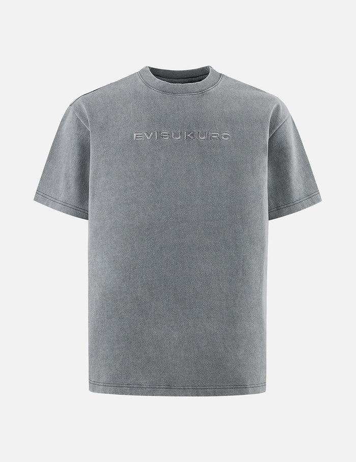 Logo Embroidery and Surf Camp Print Regular Fit T-shirt