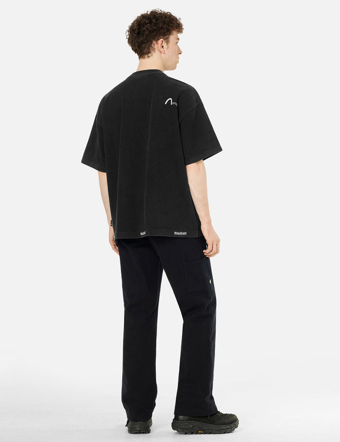 Logo embroidery Oversized Washed T-Shirt