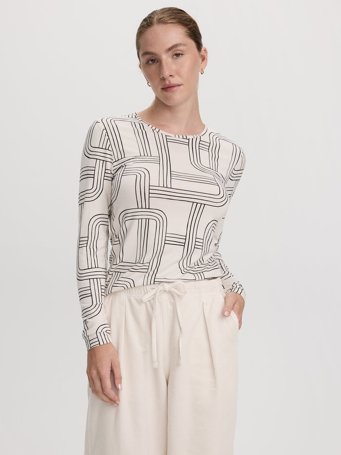 Long-Sleeve Crew-Neck T-Shirt - R Essentials