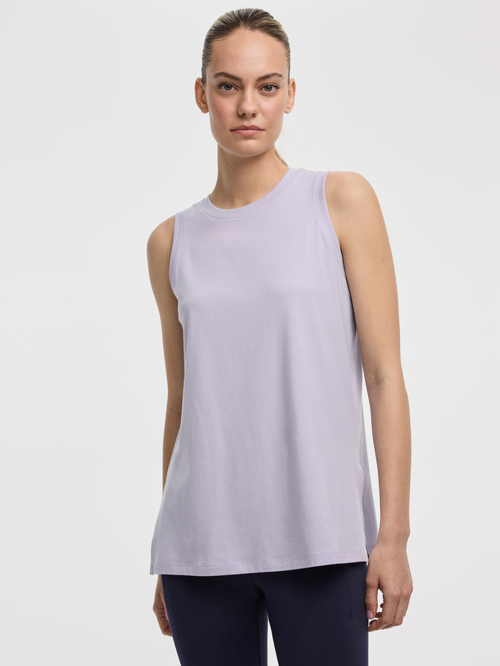 Loose Crew-Neck Tank - Hyba