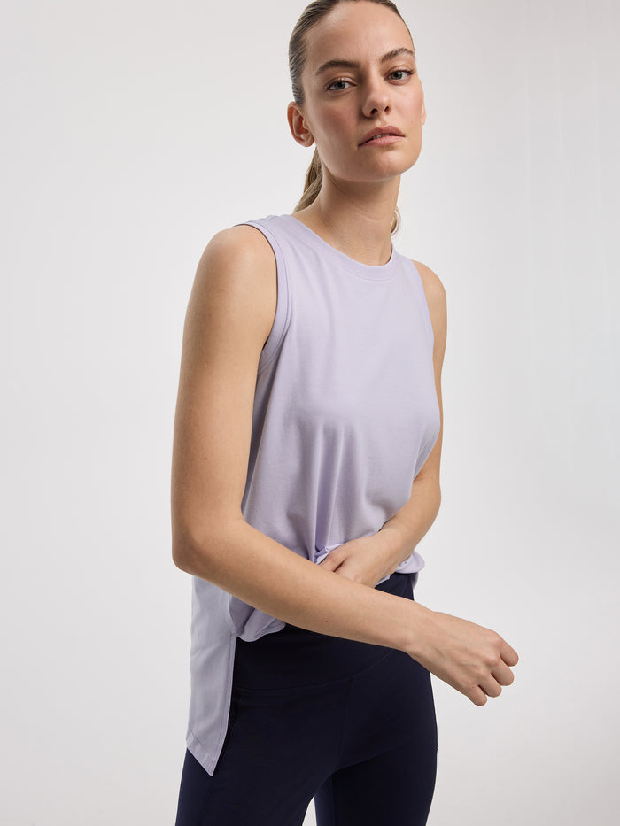 Loose Crew-Neck Tank - Hyba