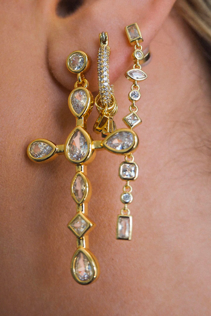 large luv aj statement earrings