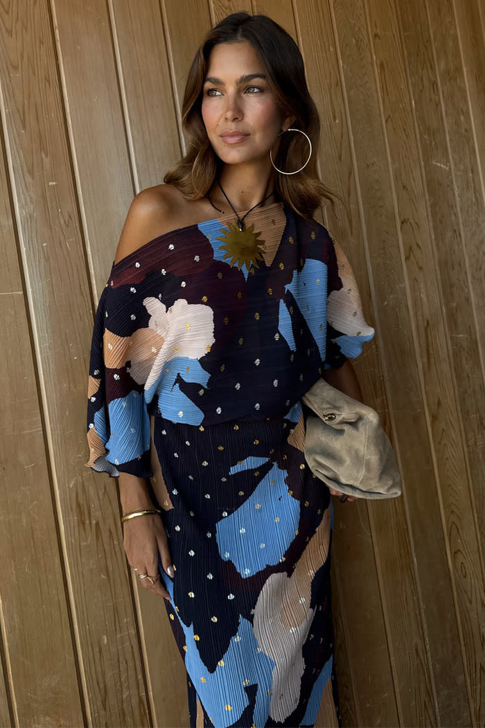 Mara Abstract Tilly Dress (Multi)