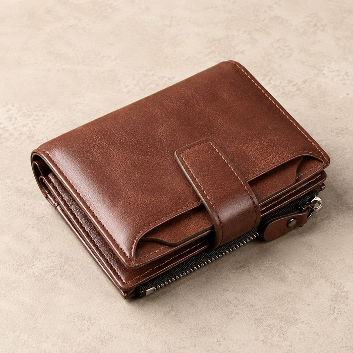 Men’s Foldable Leather Wallet