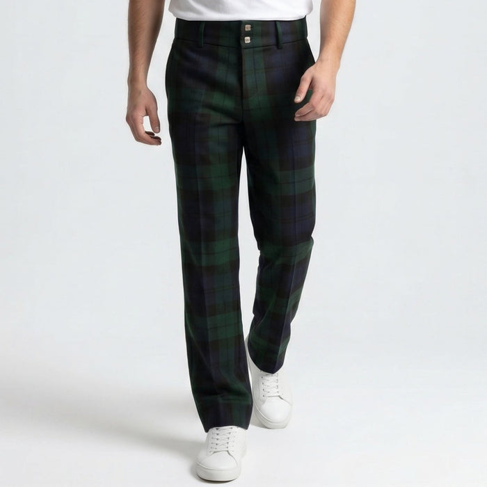 Men's Tartan Trews Trousers Black Watch - Heritage Of Scotland - Black Watch