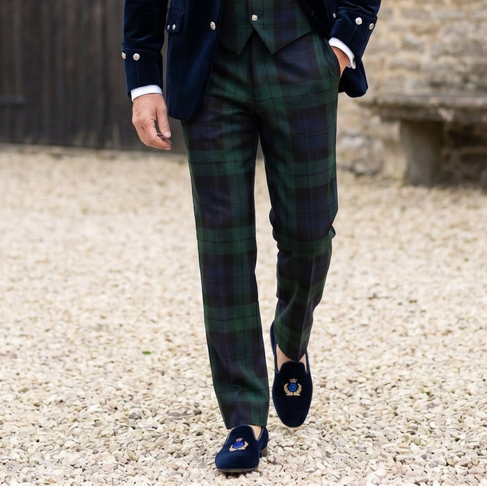 Men's Tartan Trews Trousers Black Watch - Heritage Of Scotland - Black Watch