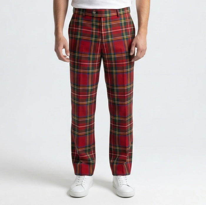 Men's Tartan Trews Trousers Stewart Royal - Heritage Of Scotland - Stewart Royal