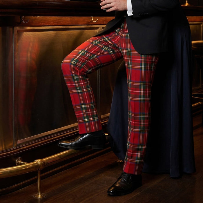 Men's Tartan Trews Trousers Stewart Royal - Heritage Of Scotland - Stewart Royal