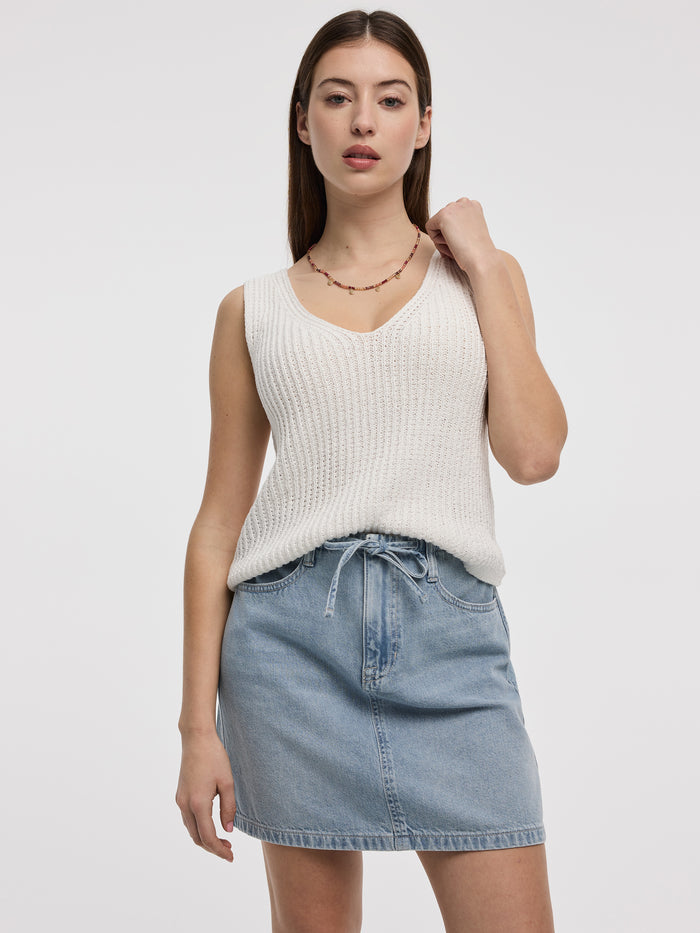 Mini Denim Skirt