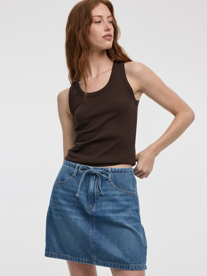 Mini Denim Skirt