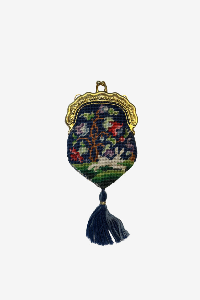 Mini Tapestry Tassel Coin Purse image 0